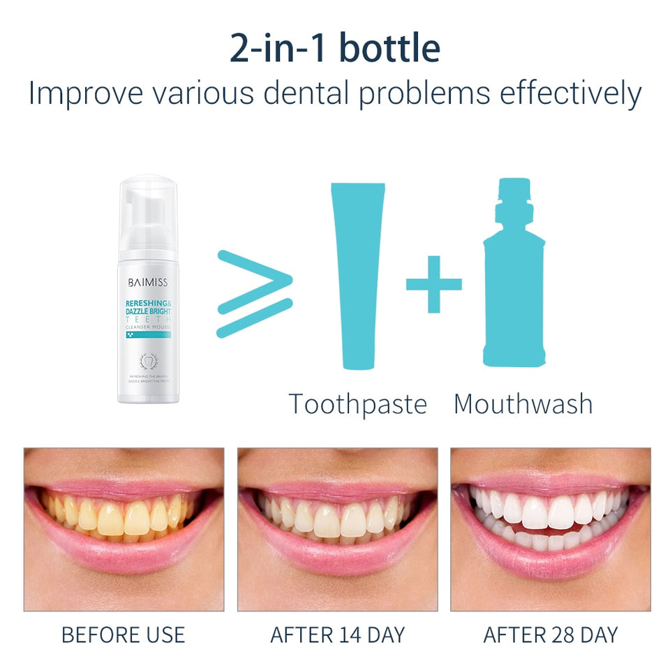 Tooth-Cleaning Mousse Toothpaste
