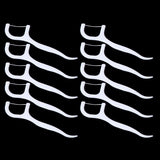 50pcs Dental Floss Flosser Toothpicks Stick