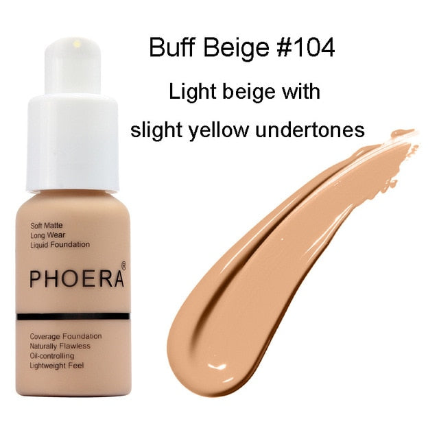 Matte Oil Control Concealer Liquid Foundation