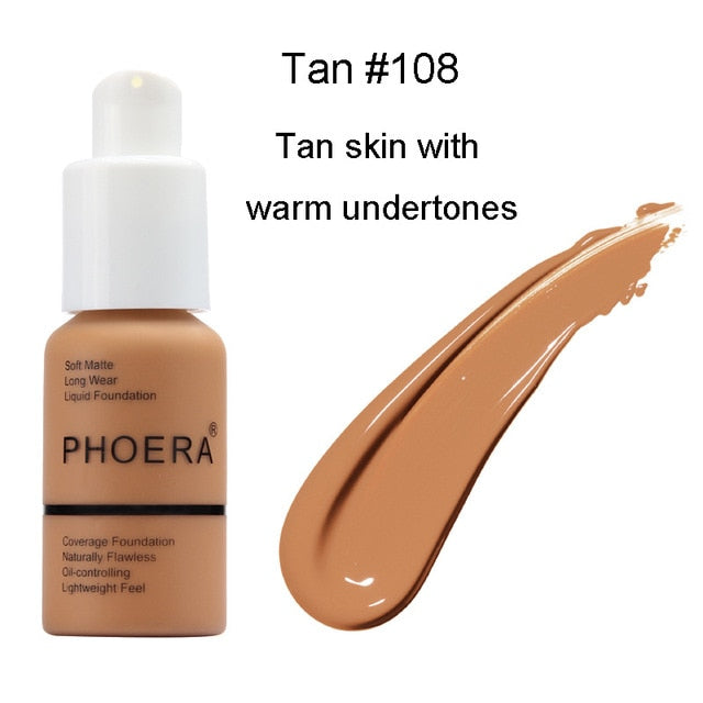 Matte Oil Control Concealer Liquid Foundation