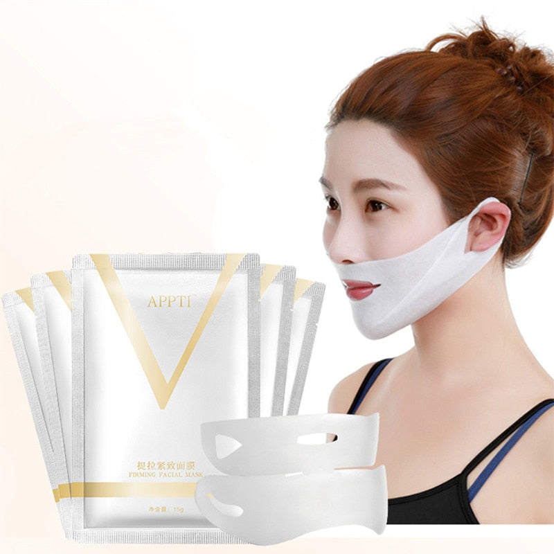 4D Double V Shape Face  Firming Mask