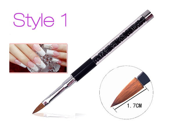 5 Pieces Nail Art Point Drill Drawing Brush Pen