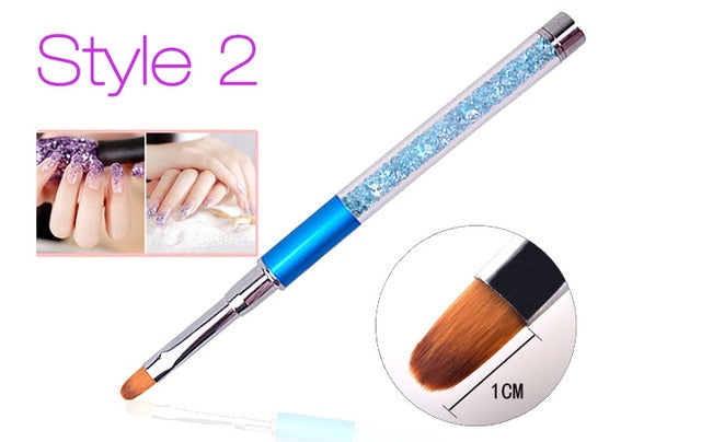 5 Pieces Nail Art Point Drill Drawing Brush Pen