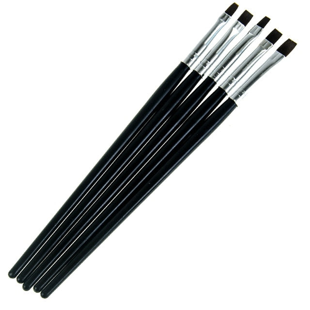 5 Pieces Nail Art Point Drill Drawing Brush Pen