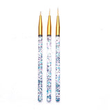 5 Pieces Nail Art Point Drill Drawing Brush Pen