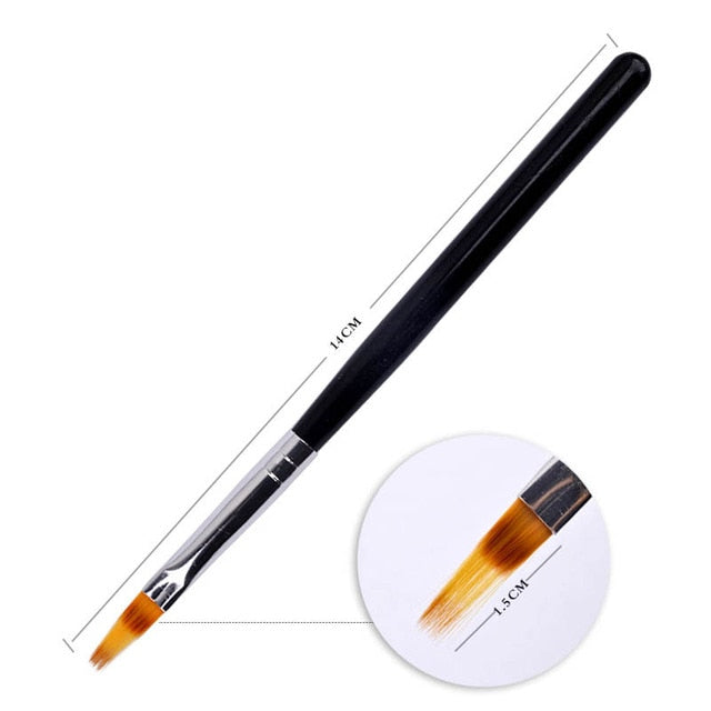 5 Pieces Nail Art Point Drill Drawing Brush Pen